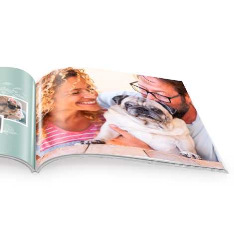 A4 Softcover Glossy Page Book