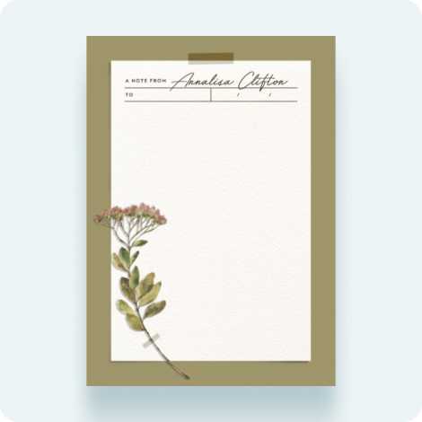 Personalized Stationery