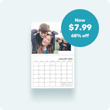 68% off 8.5x11 Wall Calendars