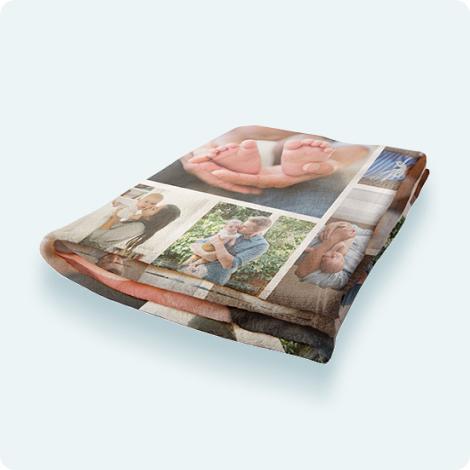 Collage Fleece Blankets