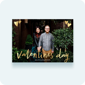 Foil Valentine's Day Cards