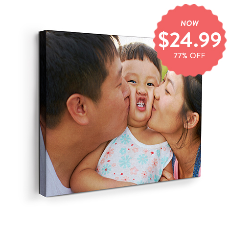 Up to 77% off Canvas Prints