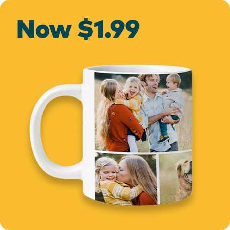 84% off 11oz. White Photo Coffee Mugs