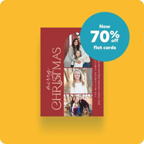 70% off 5x7 Stationery Flat Cards