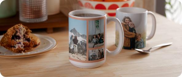 Photo Mugs + Drinkware