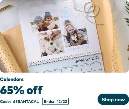 65% off Calendars