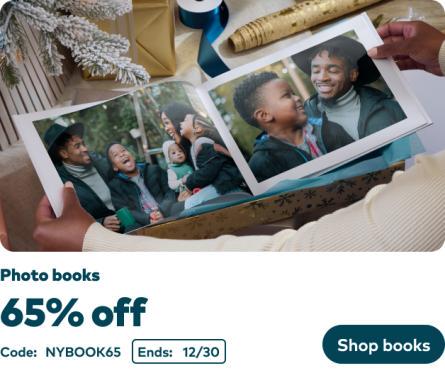 65% off Photo Books