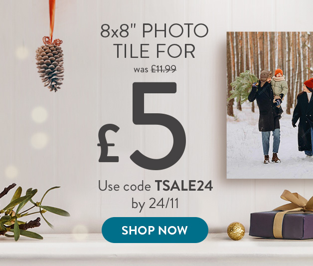 8x8" Photos Tile for £5