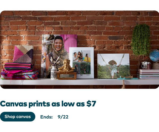 Canvas as low as $7