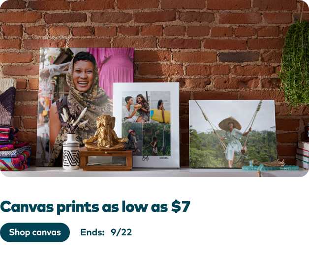 Canvas as low as $7