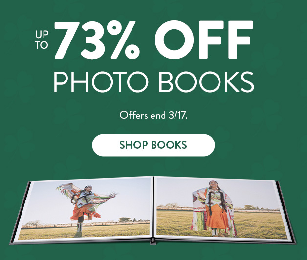 Up to 73% off Photo Books