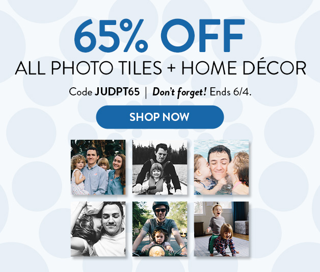 65% off Photo Tiles and Home Decor