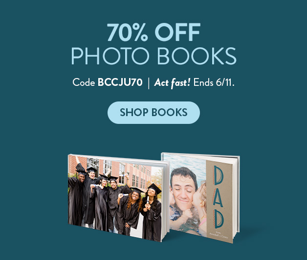 70% off Photo Books