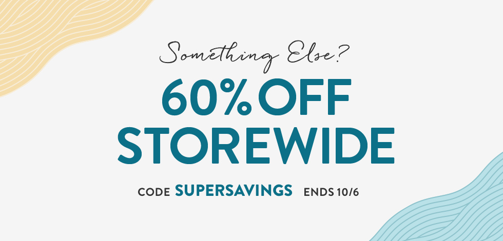 60% off storewide!