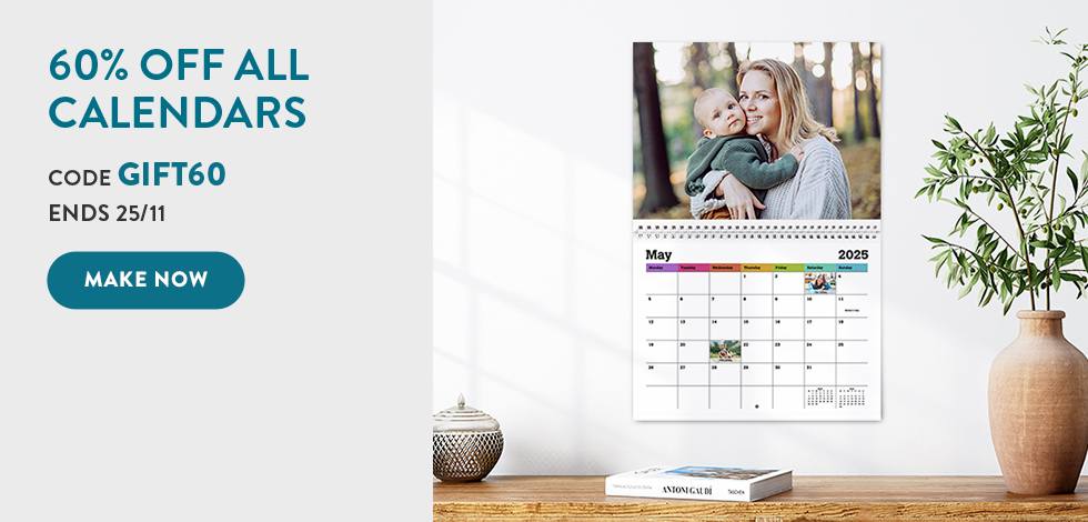 60% off all Calendars