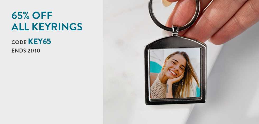 65% off all Keyrings