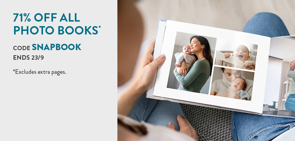 71% off all Photo Books*