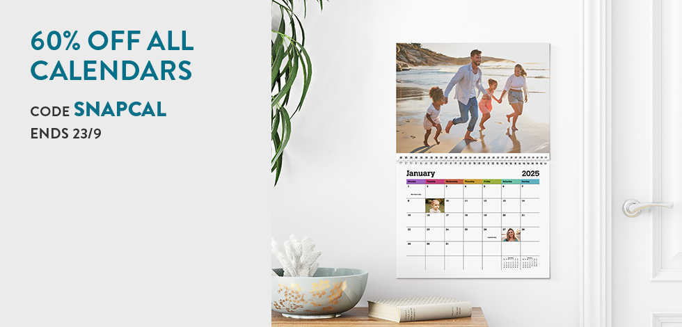 60% off all Calendars