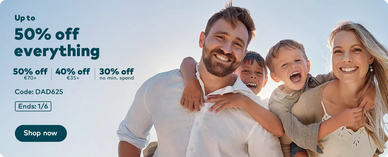 Up to 50% off everything