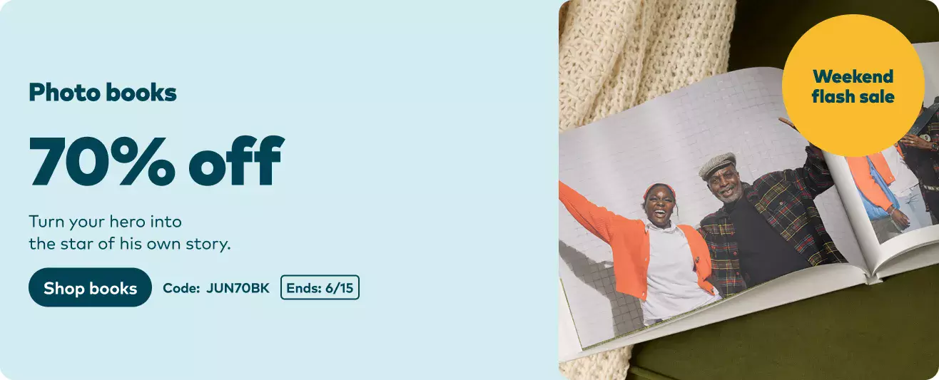 65% off Photo Books