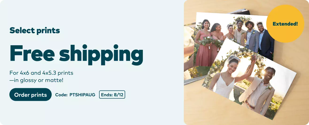 4x6 and 4x5.3 prints now with free shipping