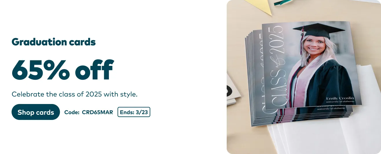 65% off Cards