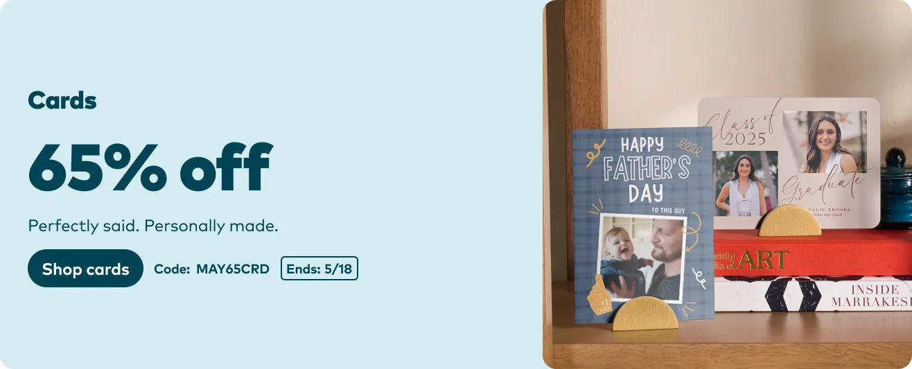 65% off Cards