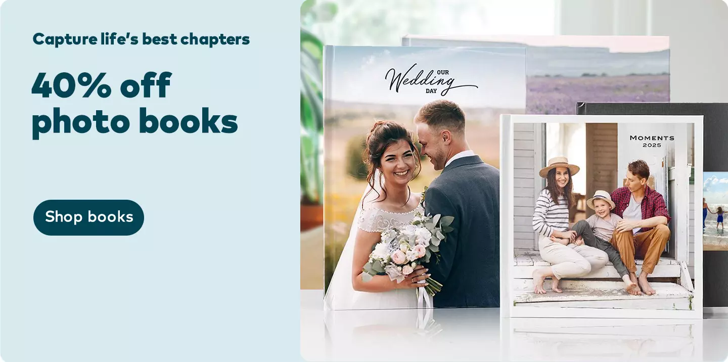 40% off photo books 