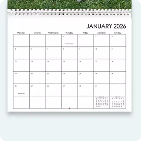 Everyday Calendar Grid