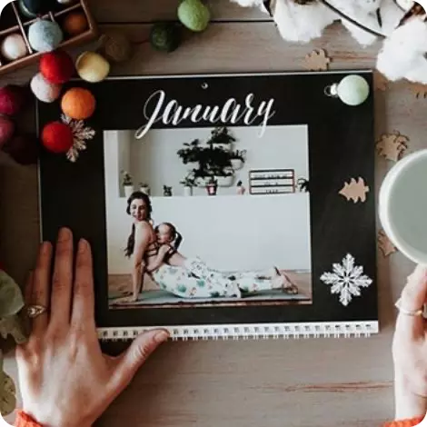 Beautiful wall calendar