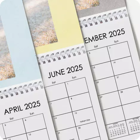 Start your calendar from any month of the year 