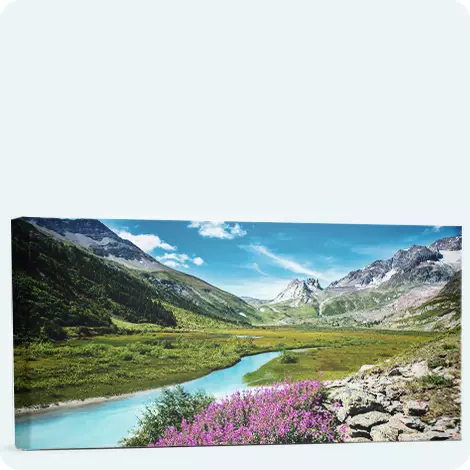 Panoramic 24x12" Slim Photo Canvas Print