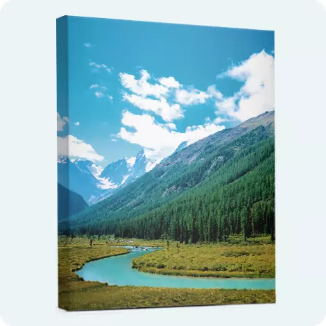 Portrait 12x16" Slim Photo Canvas Print