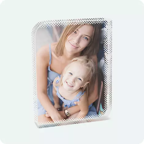 Glass Photo Block