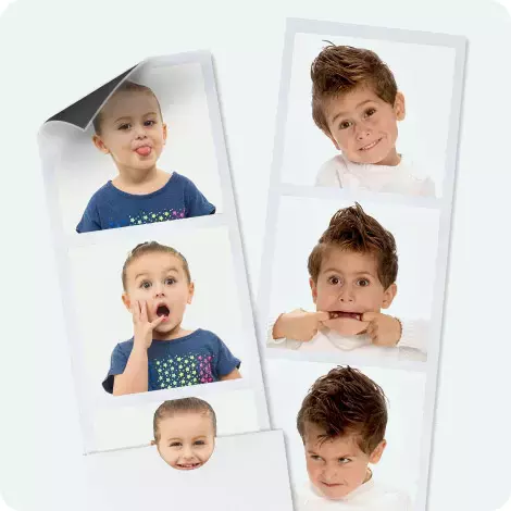 Magnetic Photo Booth Strips
