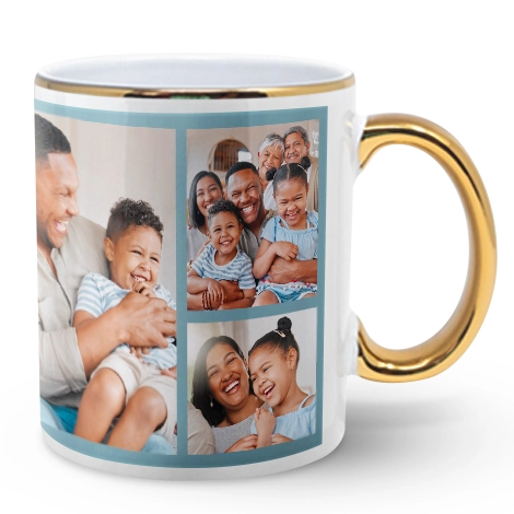 GOLD RIM MUG