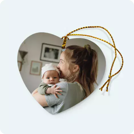 Porcelain Ornaments Heart