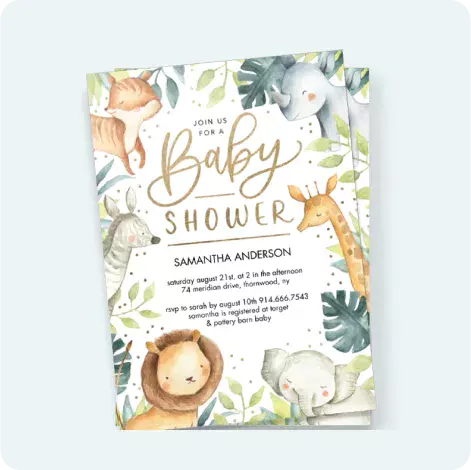 Baby Shower Thank You Cards