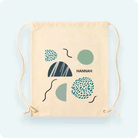 Cotton Drawstring Backpack
