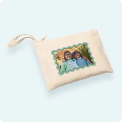 Zippered Canvas Pouch