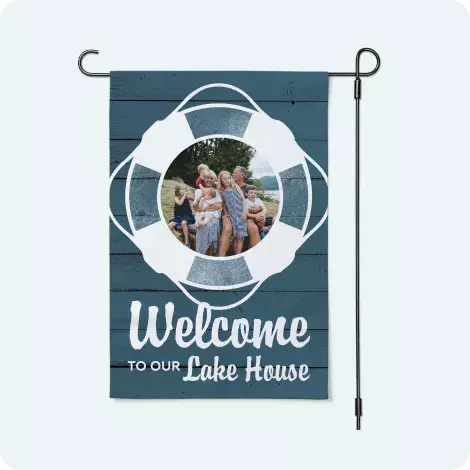 Garden Flag + Stake