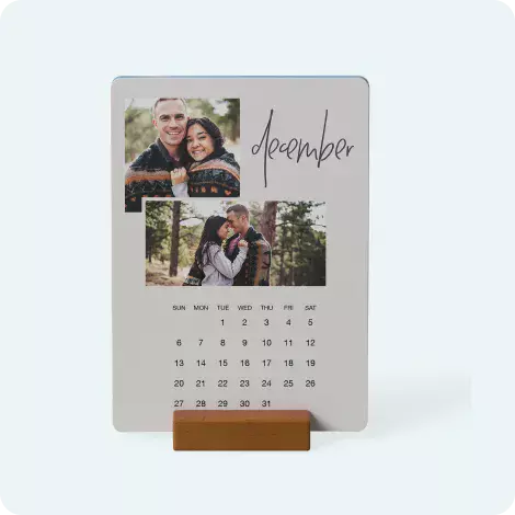 Wood Block Calendar