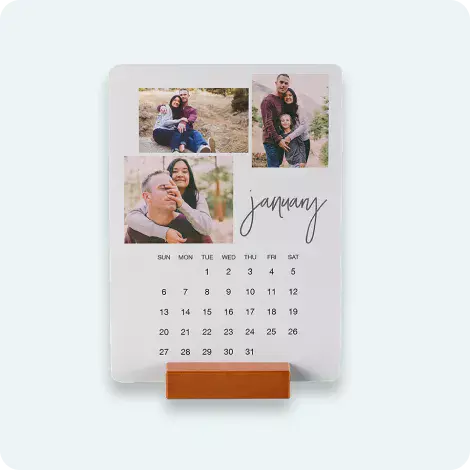 Wood Block Calendar