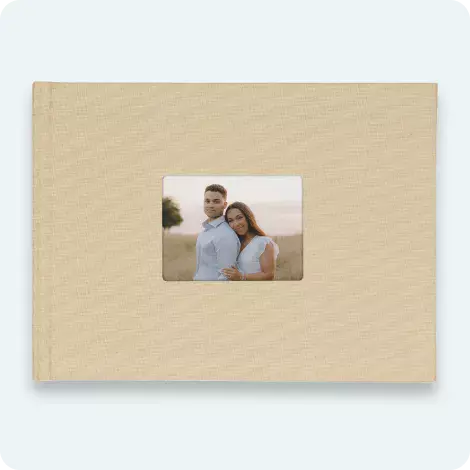 8x11 Linen Hardcover Book, Sand