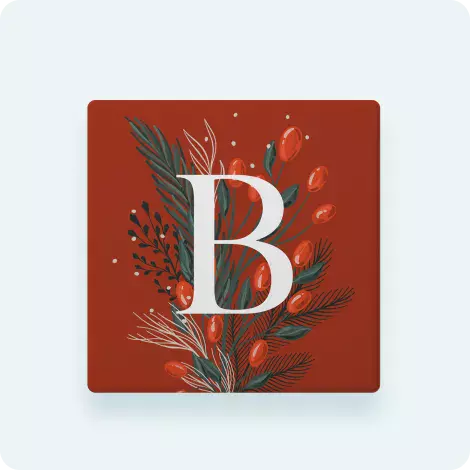 Square Stone Coasters, set of 4