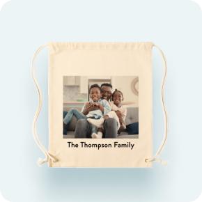 Cotton Drawstring Backpack