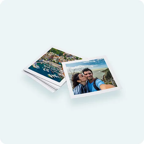 Mini Square Magnetic Prints, Set of 10