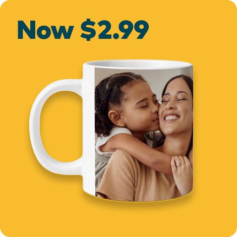 77% off 11oz. White Photo Coffee Mugs