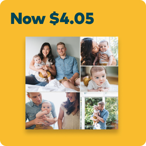 55% off 8x8 Photo Tiles 