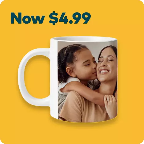 66% off 11oz. White Photo Coffee Mugs